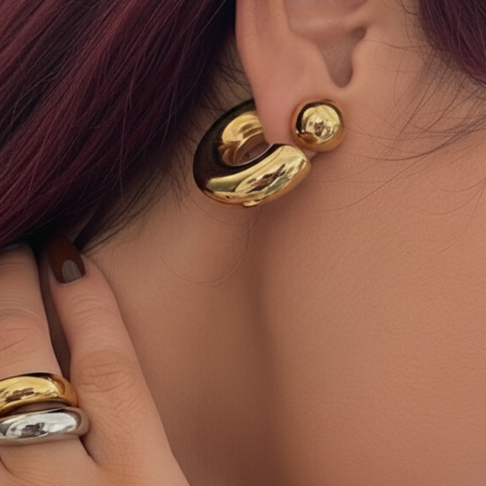 Aura Earrings by Orliza