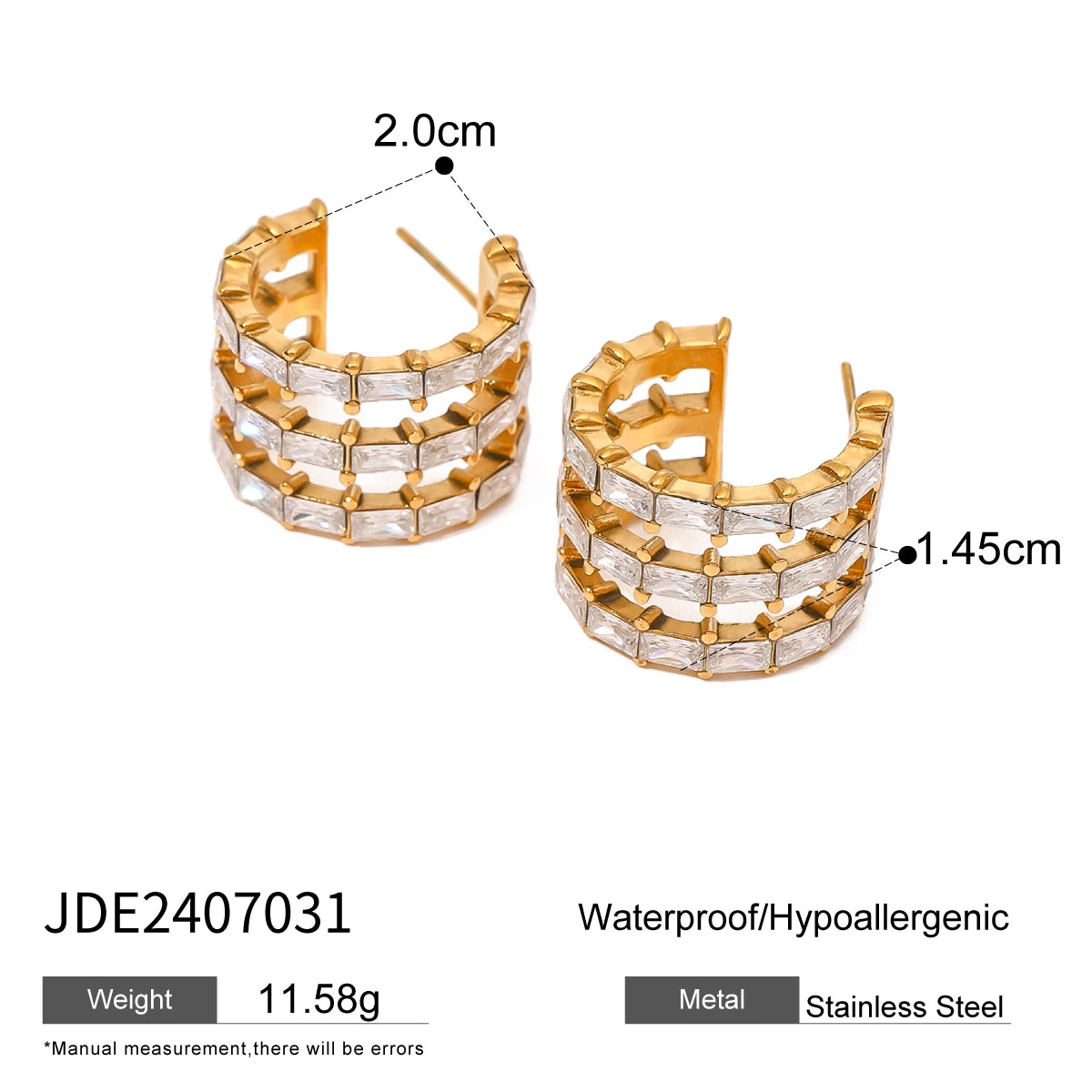 Eliza Earrings by Orliza